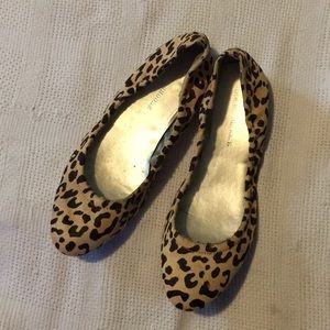 Audrey Brooke Lydia leather cheetah shoes